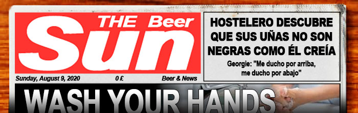 Dominical de verano con noticias sobre cerveza. Pulsa aquí si no te carga para leer el periódico