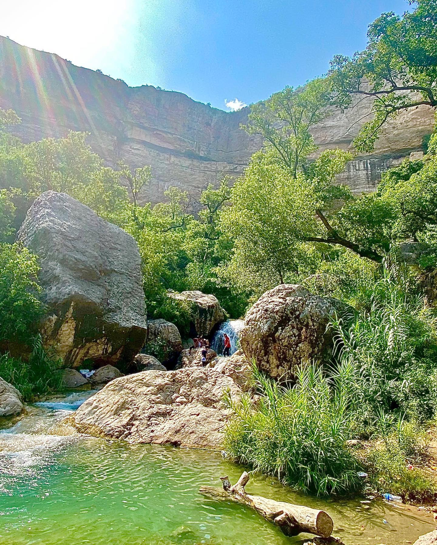 nature water stream blue water Neela wahn Neela whan. Neela whan ponds. view from Neela whan