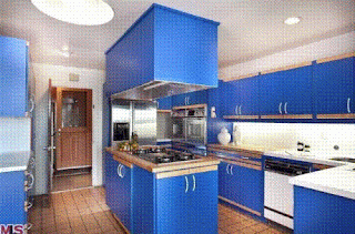 Cocina azul