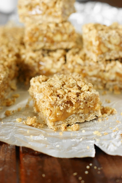 Caramel-Walnut Bars