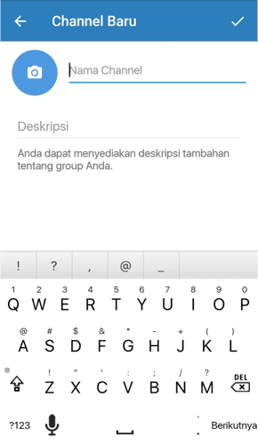 Nama dan Deskripsi Channel Telegram