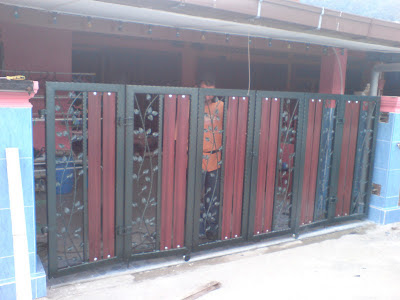 Contoh Pagar Teralis Lipat  Desain Denah Rumah Terbaru 