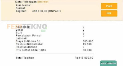 Cara Melihat Tagihan Internet Indihome Telkom Speedy 3 Cara Cek Tagihan Indihome Telkom Speedy Lewat HP atau PC / Laptop