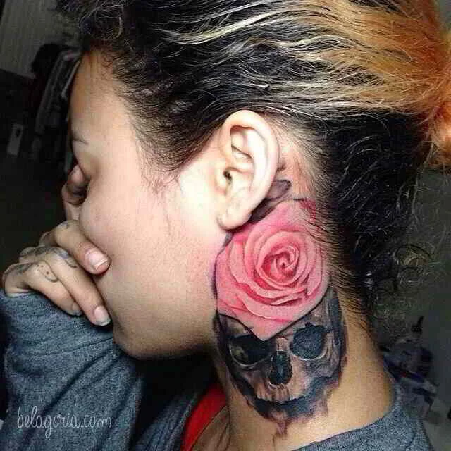 imagen de una chica tatuada