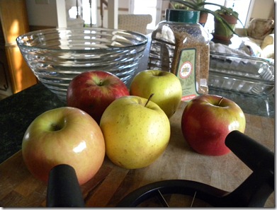 Making Farmer Kim's Apple Cake