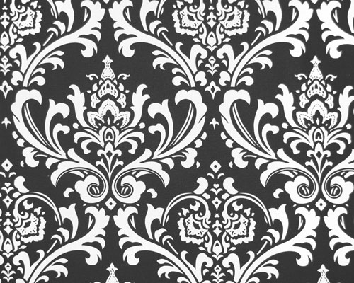 black and white damask background. Damasks come in all colors,