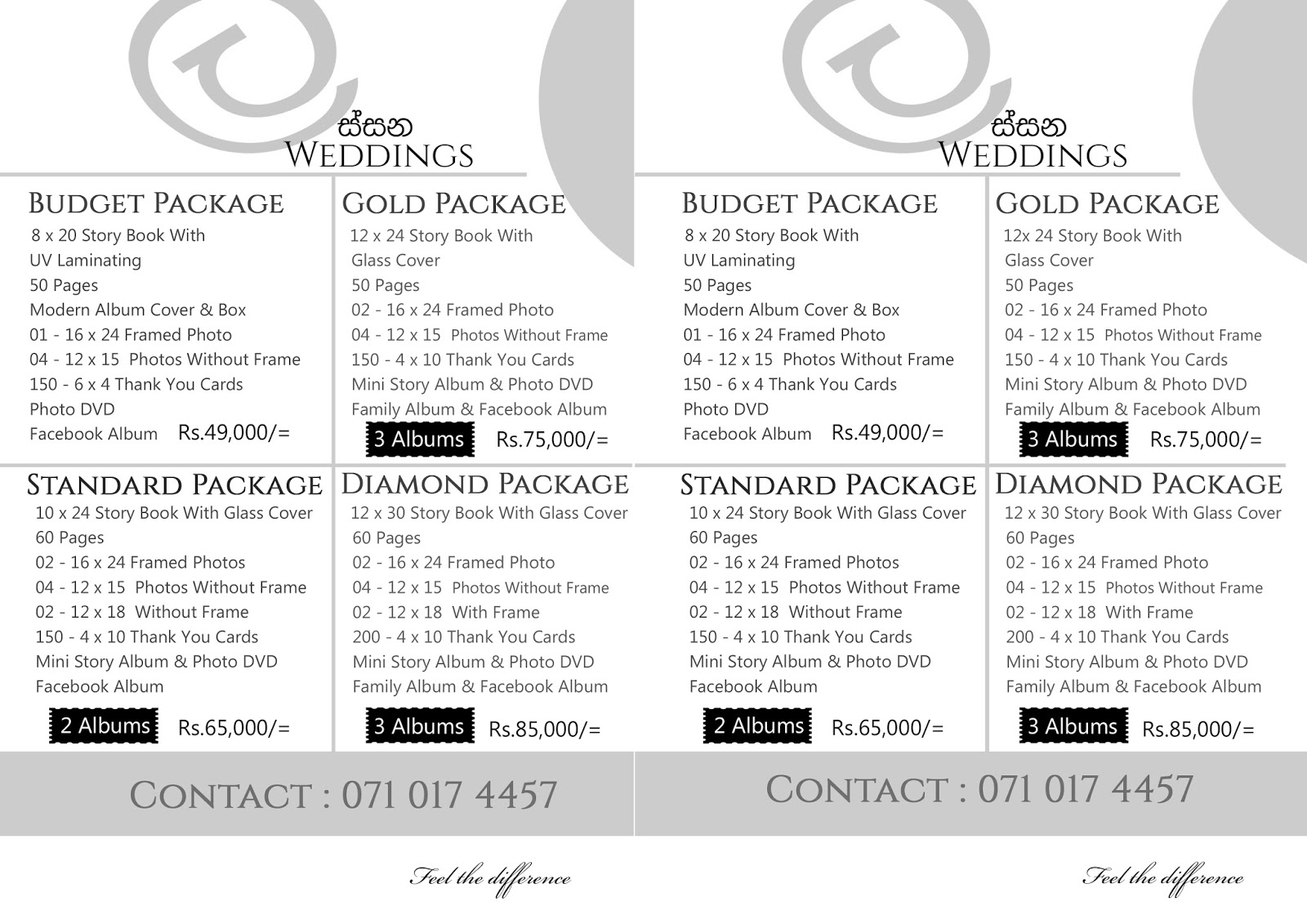 වෙනස : Wedding Photography Packages Sri lanka. Lassana Weddings.