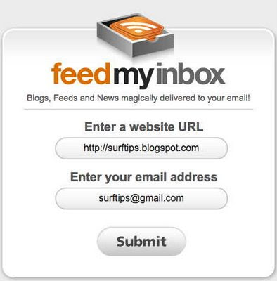 Feed My Inbox, RSS-feed to mailbox