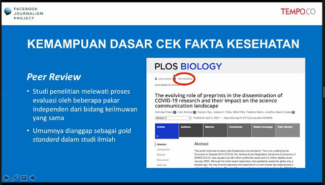 studi peer review dan pre print