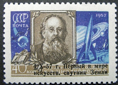 Russia 1957  MNH OG Launching of Russian Soviet Sputnik 1