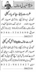 Security Supervisor and Driver Karachi Jobs 2023