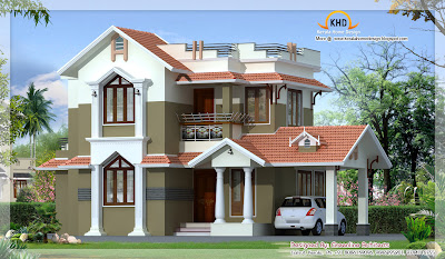 Traditional Mix Contemporary Home - 162 Square Meter (1740 Sq.Ft) - November 2011