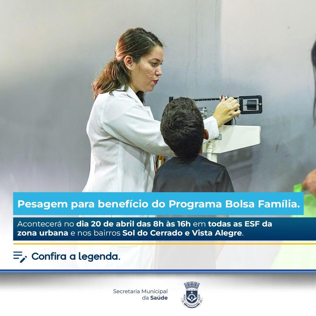 PREFEITURA DE LEM REALIZA MUTIRÃO DE PESAGEM DO BOLSA FAMÍLIA NESTE SÁBADO