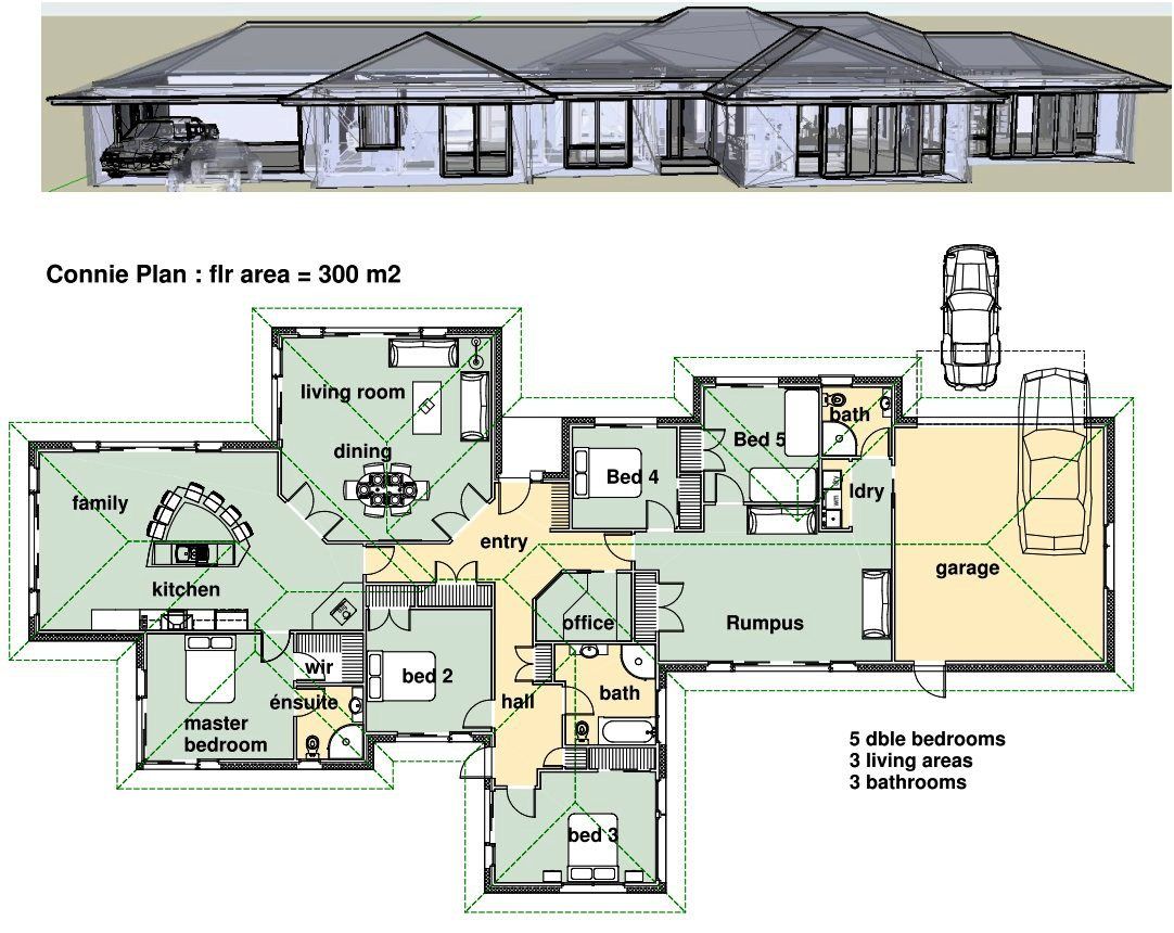 15 Contoh Gambar Denah Rumah Minimalis Sederhana 1 Lantai 5