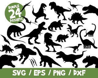 Dinosaurs SVG Bundle, Dinosaurs Bundle SVG, Dinosaur Cricut, Dinosaur Silhouette, Dinosaur Cut File, Dinosaur Birthday, Silhouette, T-Rex