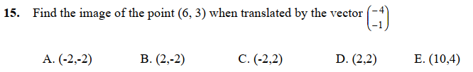 Translation vector question