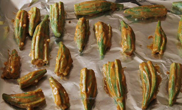 Baked Bhindi