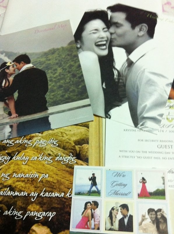 Here's the beautiful wedding invitation of Regine Velasquez and Ogie Alcasid