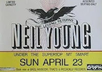 Neil Young Concert Ticket