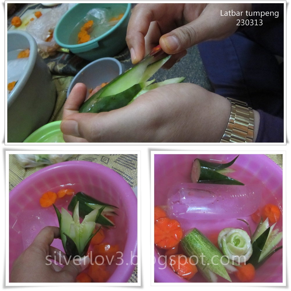 Silver Cakes Latbar Menghias Tumpeng