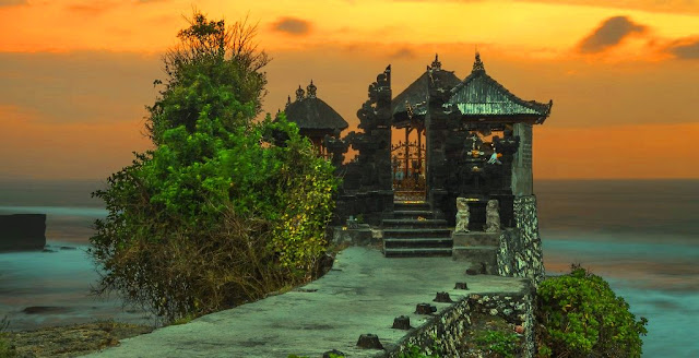 tanah lot dari atas