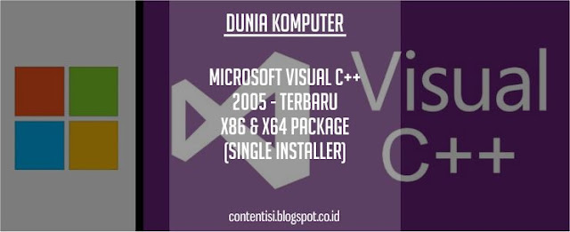 Microsoft Visual C++ 2005 - Terbaru x86 & x64 Package (Single Installer)