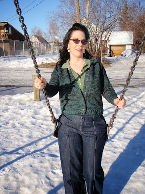 Ginny Cardigan She Knits in Pearls