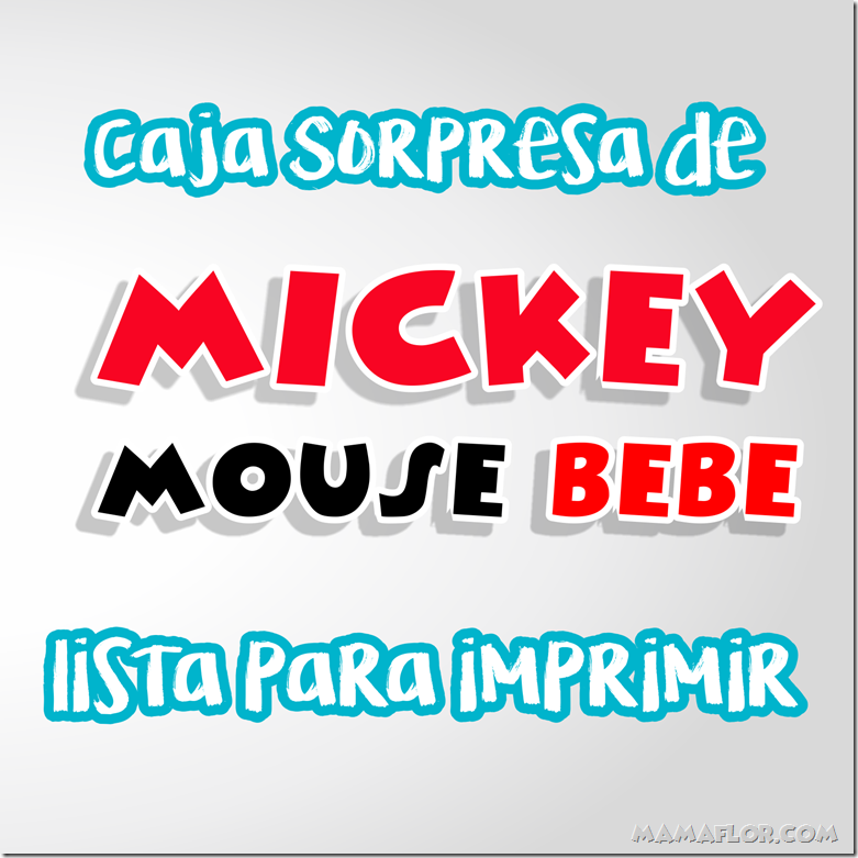 Mickey Mouse Bebe Fiestas Cumpleanos Decoracion Y Manualidades Mamaflor Com
