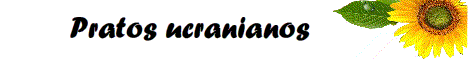 pratos ucranianos
