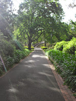 through the park to Police Barracks Lane