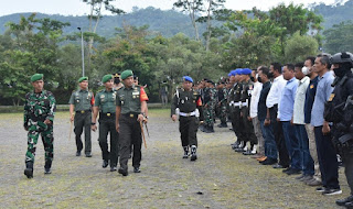 Komandan Korem 073/Makutarama Pimpin Apel Gelar Pengamanan Kunjungan Wapres