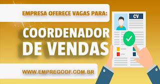 COORDENADOR DE VENDA