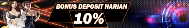 Bonus deposit harian 10% Gamewin88