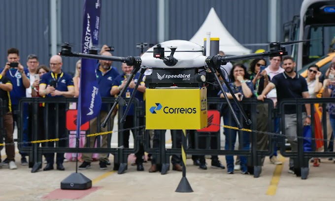 Correios realiza a primeira entrega via drone no Brasil