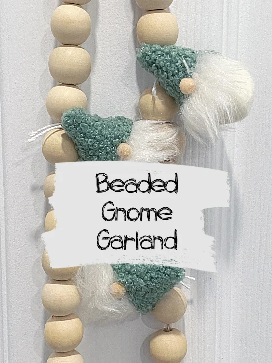 gnome garland pin with overlay