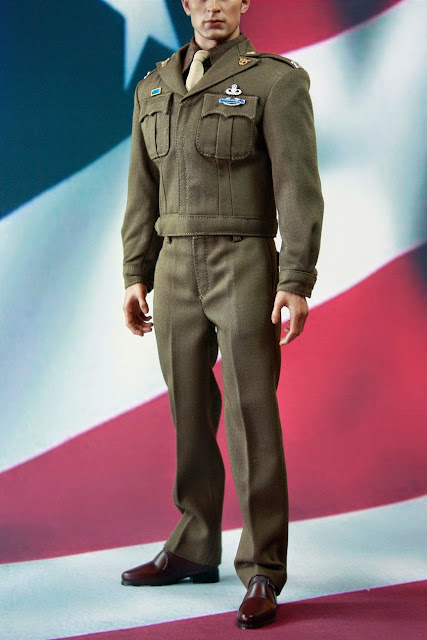 Toyhaven Poptoys 1 6th Style Series X19 Wwii Captain Military Uniforms Suits A And B For Steve Rogers