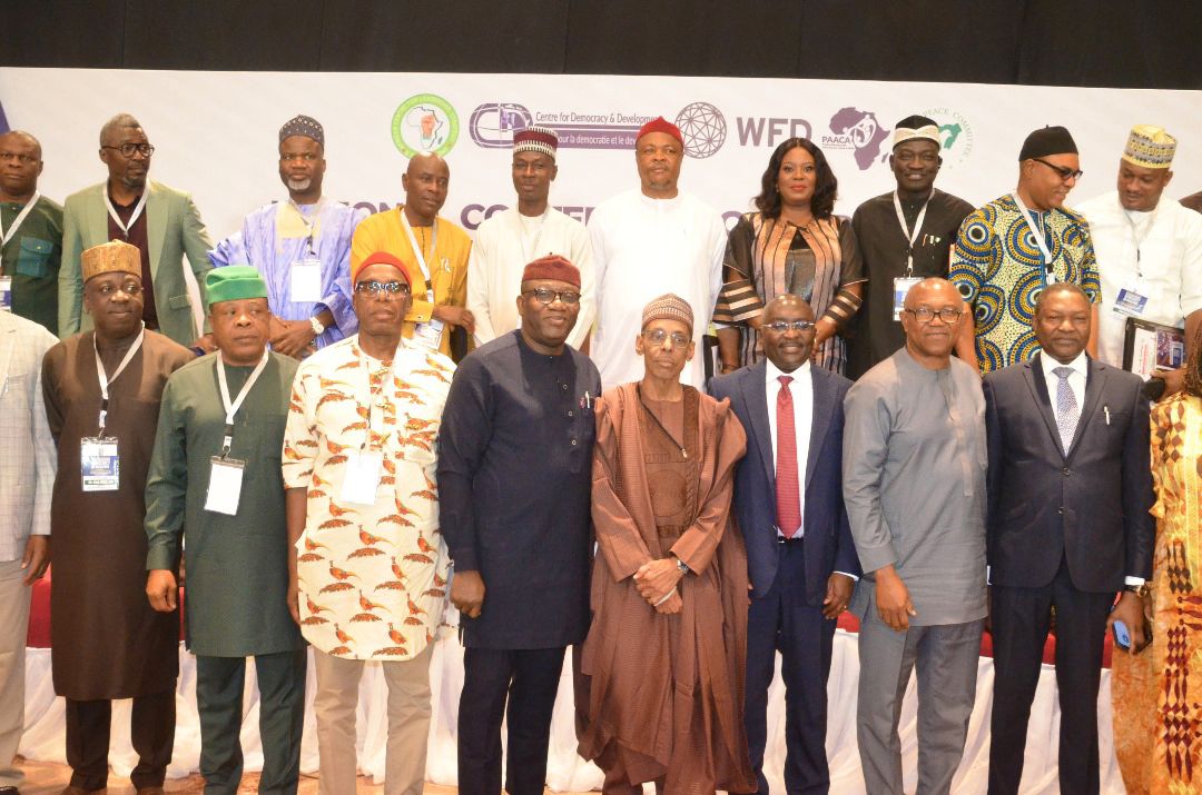 Peter Obi at the National Dialogue on Strengthening Nigeria’s Democracy held in Abuja