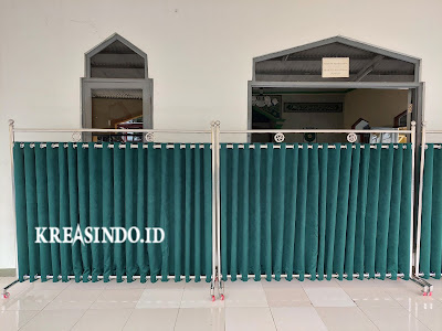 Hijab Masjid Pesanan Bpk Teguh untuk Masjid Jami' Al-Muhajirin Ketapang Kabupaten Bandung