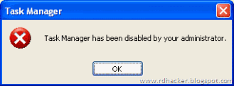 Task manager has been disabled=