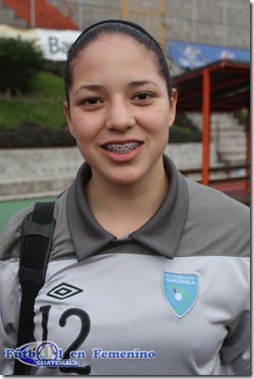 mariandre rodas garcia portera de pre-seleccion sub-17 femenina Guatemala