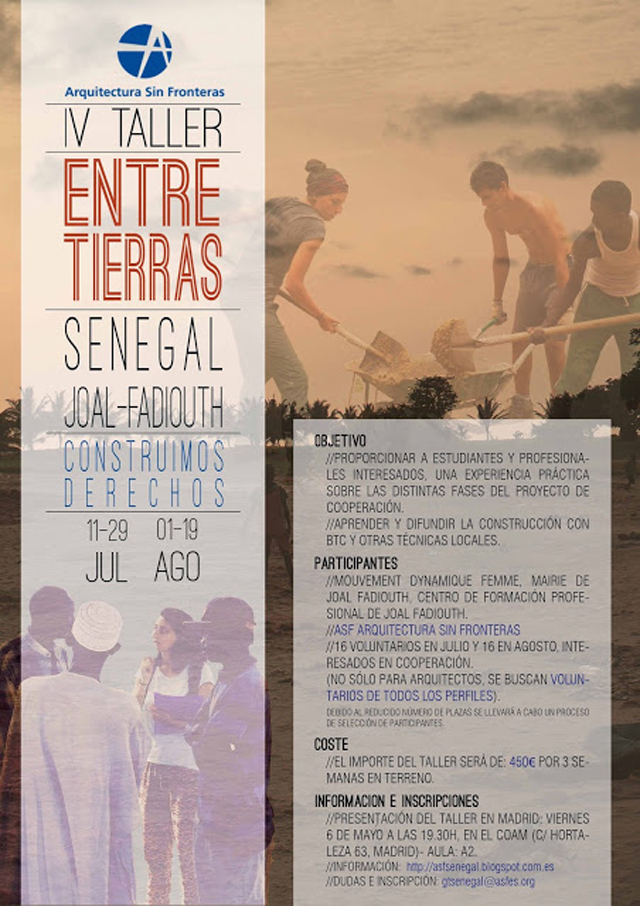 http://asfsenegal.blogspot.com.es/2016/04/taller-entretierras-iv-2016.html