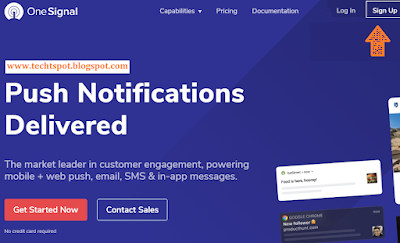 Set Up Free Web Push Notifications for Blogger blog 1