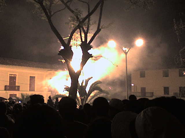 Fiesta Patronal de Cajabamba: Fuego artificiales