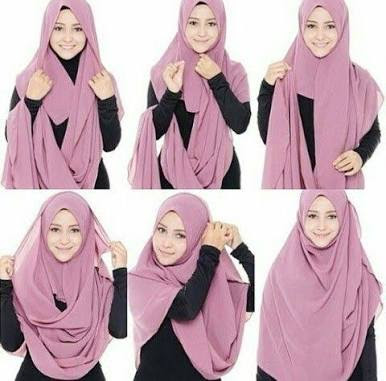 Model Hijab Syar'i Kekinian Yang Apik Dan Cantik 