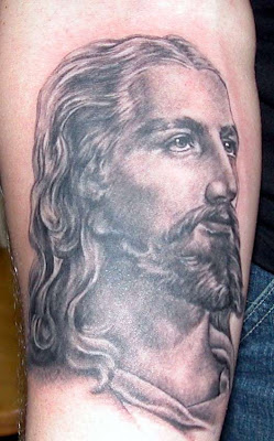 jesus tattoo,sleave tattoo design