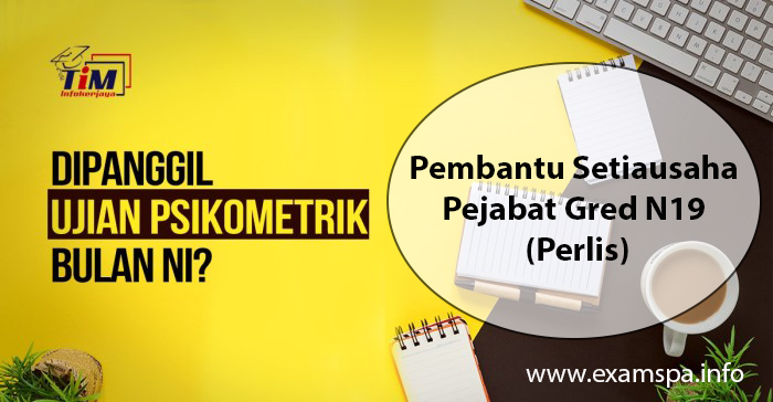 Contoh Soalan Peperiksaan Online Pembantu Setiausaha 