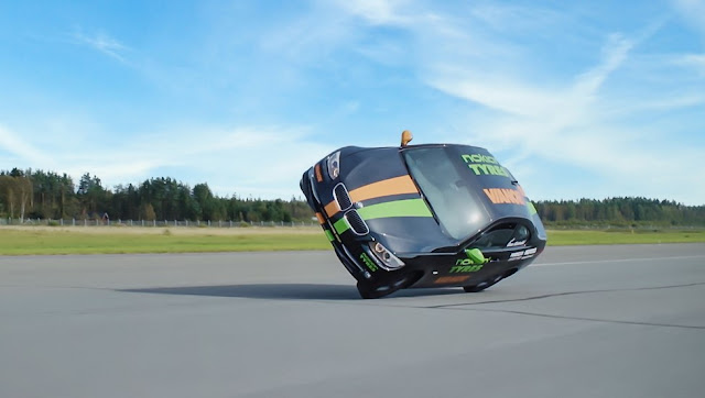 Tachometer Blog | Fastest Side Wheelie 186Km/h in a Car - Guinness World Records