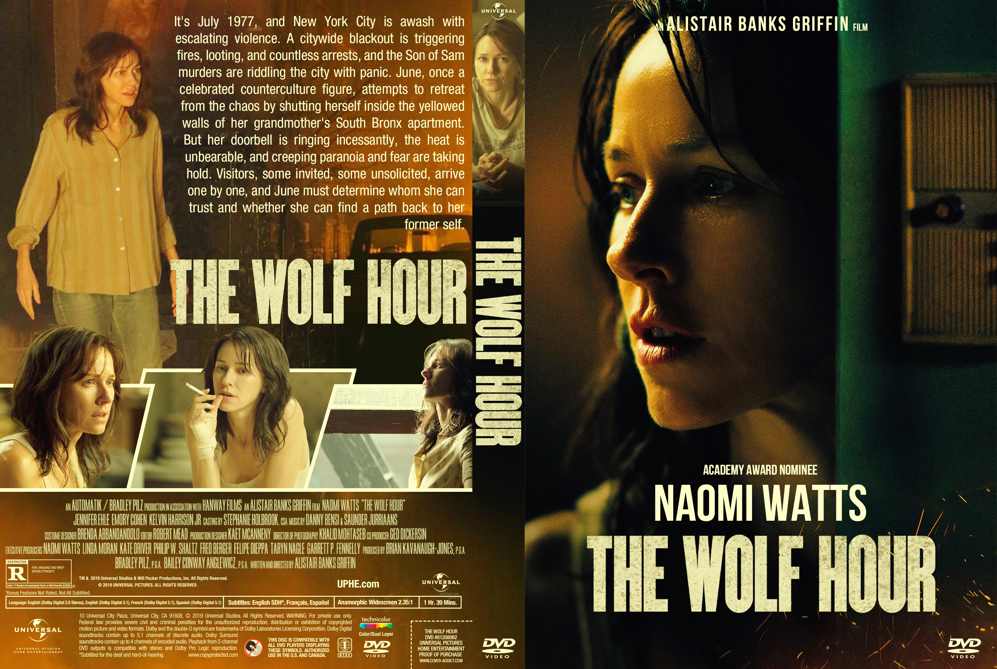 The Wolf Hour DVD Cover | Cover Addict - Free DVD, Bluray ...