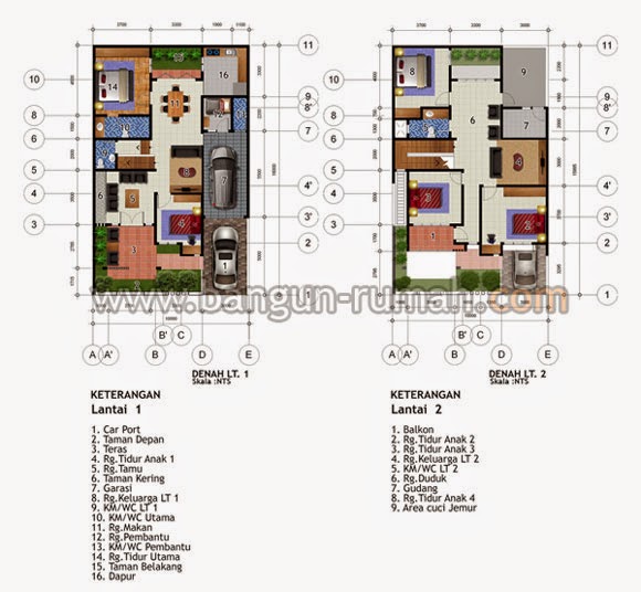 Desain Rumah  Minimalis 2 Lantai Lebar  Tanah 10  Meter  