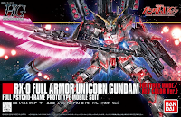 Caràtula de la caja del RX-0 Full Armor Unicorn Gundam (Destroy Mode/Red Color Ver.)